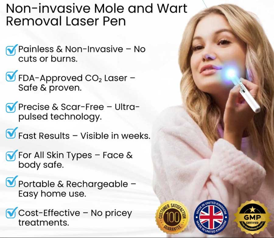 HZA® Non-Invasive Mole and Wart Removal Laser Pen